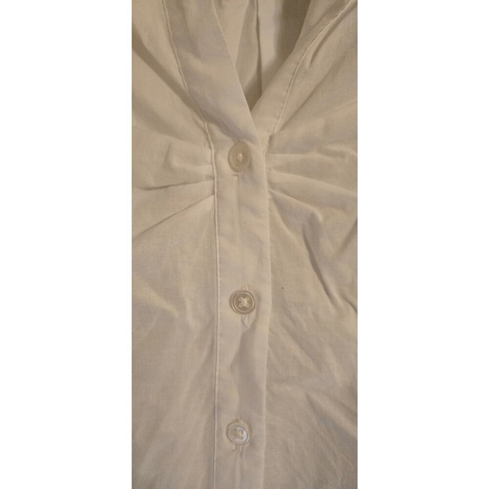Veronica Beard Porta White Button Down Cotton Ladies Size Small Blouse - Picture 8 of 8